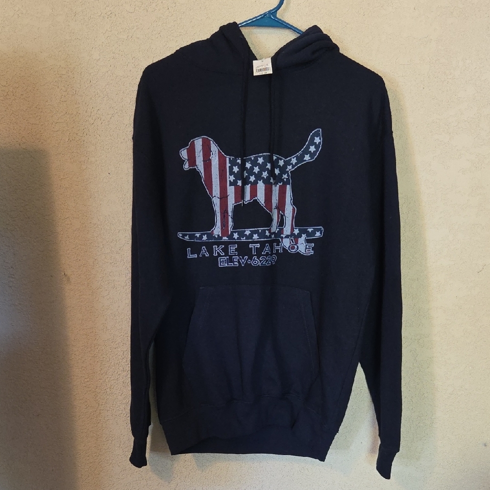 Lake Tahoe Black Hoodie